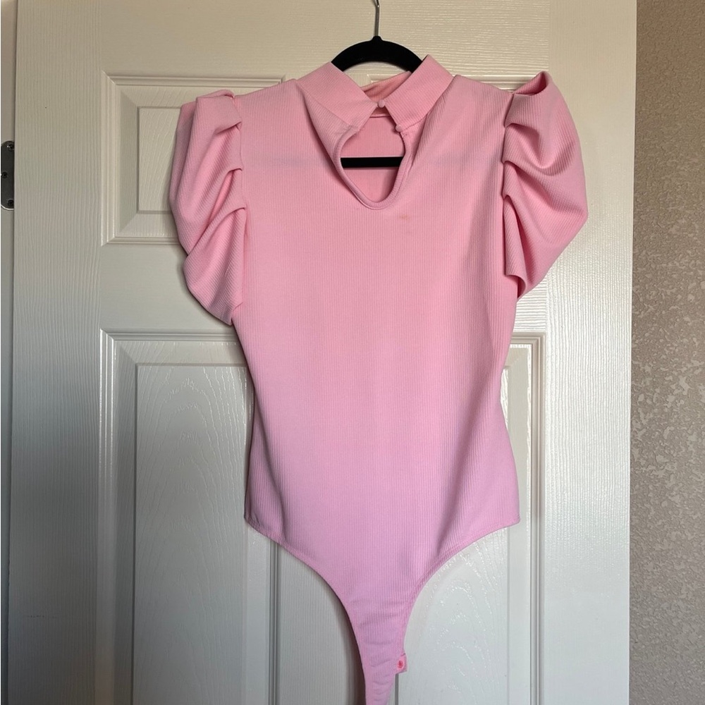 Pink Ruffled Top - Picture 2 of 3